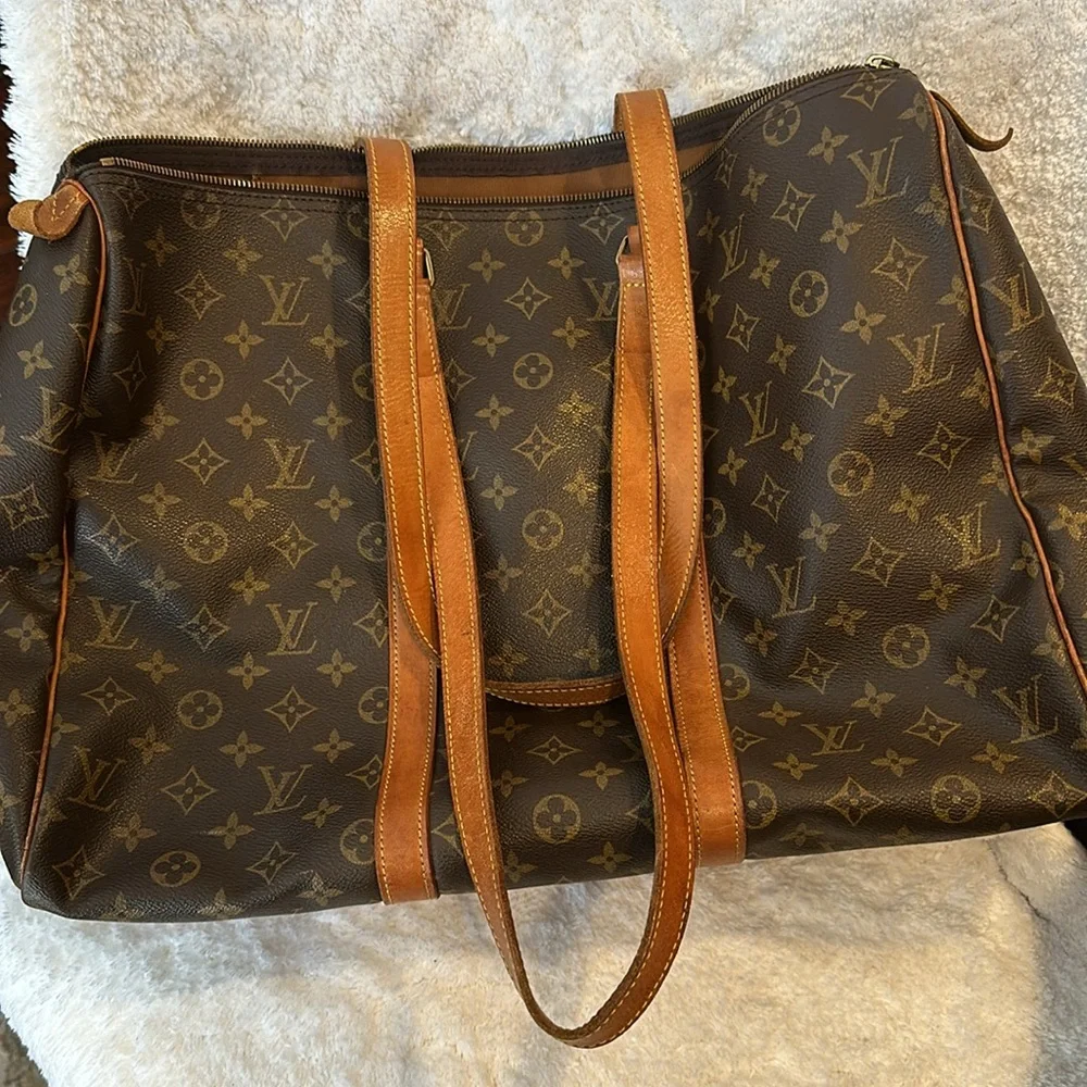 Authentic Louis Vuitton Mongram Flanerie 45 Shoulder Boston Bag - Picture 2 of 16
